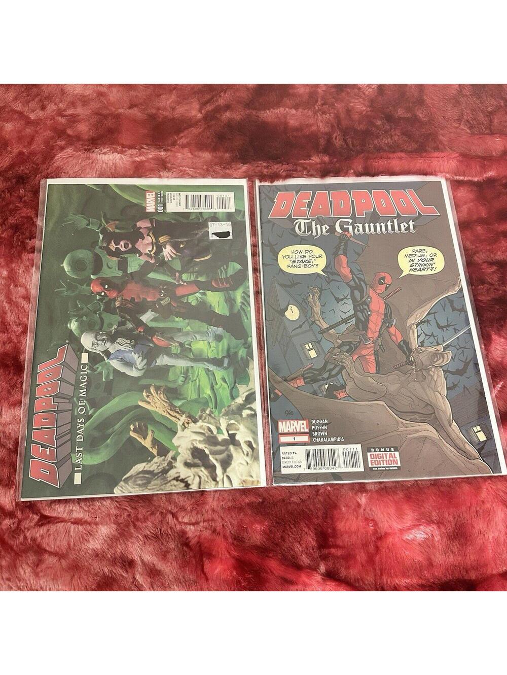 Deadpool: the Gauntlet #1 And Deadpool 1 Last Days Of Magic Variant Marvel